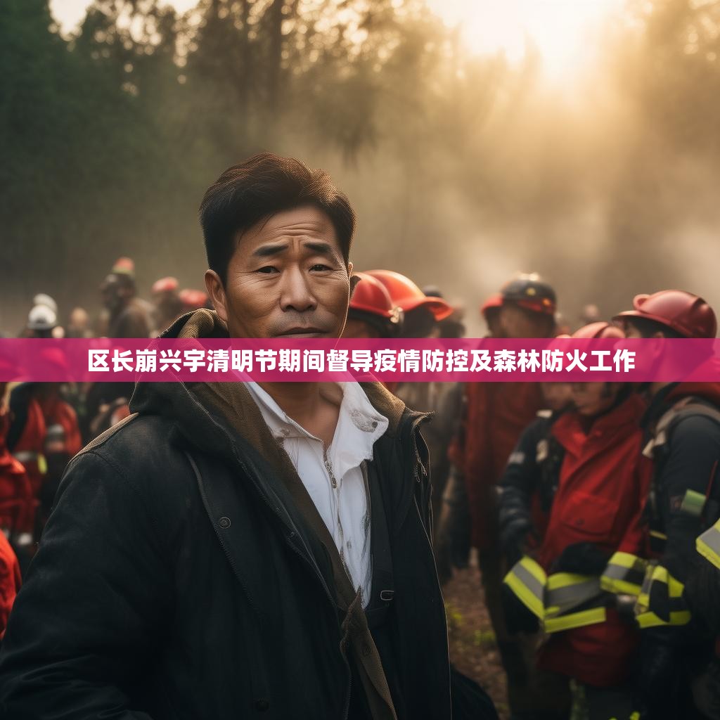 区长崩兴宇清明节期间督导疫情防控及森林防火工作
